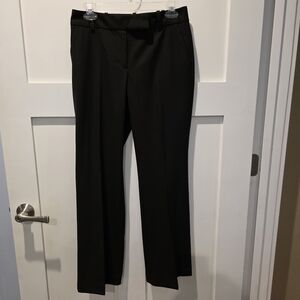 NWT Talbots Women's Heritage Dress Pants Black Size 4P Business Classic